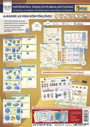 STIEFEL Tanulói munkalap csomag, 5 munkalap, 1 alátét, filc, STIEFEL "Matematika felsősöknek (TMCSOMAG11)