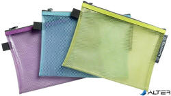 EXACOMPTA Rendszerező tasak, cipzáras, hálós, A5, EXACOMPTA "Pop'NCo", vegyes (38140E) - alter