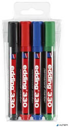 edding Alkoholos marker készlet, 1-5 mm, vágott, EDDING "330", 4 különböző szín (4-330-4-2) - alter