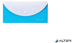 Panta Plast Irattartó tasak, 250x140 mm, PP, patentos, két zsebes, PANTA PLAST, neon kék (0410-0089-03) - alter