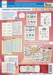 STIEFEL Tanulói munkalap csomag, 5 munkalap, 1 alátét, filc, STIEFEL "Angol haladóknak (TMCSOMAG12)