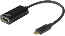 ACT AC7305 video átalakító kábel 0, 15 M USB C-típus HDMI A-típus (Standard) Fekete (AC7305)