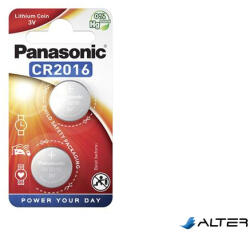 Panasonic Gombelem, CR2016, 2 db, PANASONIC (CR2016L/2BP-PAN) - alter