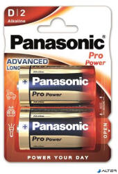 Panasonic Elem, D góliát, 2 db, PANASONIC "Pro power (LR20PPG-2BP/LR20PPG/2BP) - alter