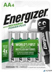 Energizer Tölthető elem, AA ceruza, 4x2000 mAh, ENERGIZER 'Power Plus (E300626700)