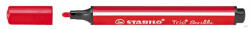 STABILO Filctoll, 1, 5-2 mm, rugós hegy, STABILO "Trio Scribbi", piros (368/948) - alter