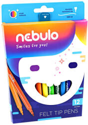 Nebulo Filctoll készlet, 12 db-os, 1 mm, Nebulo (CRW-RNEBF12) - officetrade