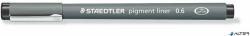 STAEDTLER Tusfilc, 0, 6 mm, STAEDTLER "Pigment Liner 308", fekete (308 06-9) - alter
