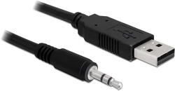 Delock Konverter USB 2.0 Apa - Soros-Ttl 3.5 mm Sztereo Jack, 1.8 M, 3.3 V