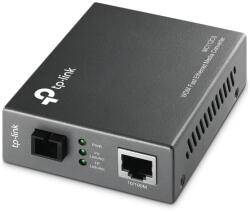 TP-Link MEDIA CONVERTOR TP-LINK RJ45 10/100M la fibra SC single-mode 100M, Full-duplex, Tx: 1310nm, Rx: 1550nm, pana la 20Km, montabil in sasiu MC112CS (MC112CS)