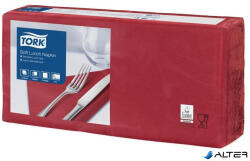 Tork Szalvéta, 1/4 hajtogatott, 3 rétegű, 32, 5x32, 8 cm, Advanced, TORK "Soft Lunch", bordó (477411) - alter