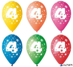  Léggömb, 26 cm, számos, 4 (11-PRINT4) - alter