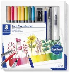 STAEDTLER Ecsetirón készlet, kétvégű, STAEDTLER "Mixed Set 5", 8 különböző szín (TS6130011) - webpapir