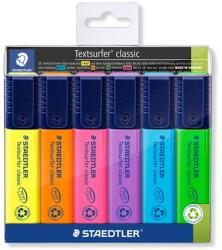 STAEDTLER Szövegkiemelő készlet, 1-5 mm, STAEDTLER "Textsurfer Classic 364", 6 különböző szín (TS364WP6) - webpapir