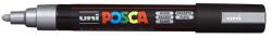 uni Dekormarker, 1, 8-2, 5 mm, UNI "Posca PC-5M", ezüst (TUPC5ME) - webpapir
