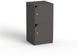 MAYAH Öltözőszekrény, MAYAH "Freedom SV-212", grafit (IBXLSZ01G)