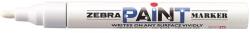 Zebra Lakkmarker, 3 mm, ZEBRA "Paint marker", fehér (TZ51025) - webpapir