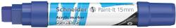 Schneider Dekormarker, akril, 15 mm, SCHNEIDER "Paint-It 330", kék (TSC330K) - webpapir