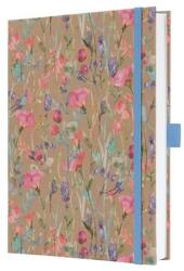 Sigel Jegyzetfüzet, exkluzív, A5, vonalas, 96 lap, keményfedeles, SIGEL "Jolie", Pure Wildflowers (SIJN853) - webpapir