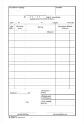 Victoria Paper Nyomtatvány, pénztárgép napi bevételének módosító tételei, 25x2, A5, VICTORIA PAPER "B. 22-31", 10 tömb/csomag (NVB2231) - webpapir