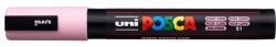 uni Dekormarker, 1, 8-2, 5 mm, UNI "Posca PC-5M", világos rózsaszín (TUPC5MVR)