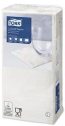 Tork Szalvéta, 1/4 hajtogatott, 2 rétegű, 23, 8x23, 8 cm, Advanced, TORK "Koktélszalvéta", fehér (KHH183)