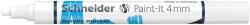 Schneider Dekormarker, akril, 4 mm, SCHNEIDER "Paint-It 320", fehér (TSC320F) - webpapir