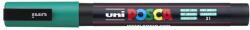 uni Dekormarker, 0, 9-1, 3 mm, UNI "Posca PC-3M", smaragdzöld (TUPC3MSM) - webpapir