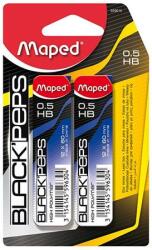 Maped Grafitbél, 0, 5 mm, HB, 2x12 szálas, MAPED "Black Peps (IMA559610) - webpapir