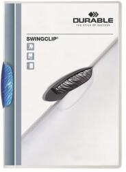 DURABLE Gyorsfűző, klipes, A4, DURABLE "Swingclip® 30", kék (DB226006) - webpapir