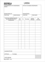 VICTORIA Számlatömb egy ÁFÁs 50x3 lap A5 ÁLLÓ B. 13-374V (NVB13374A_db)