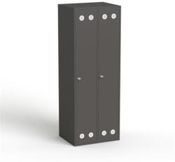 MAYAH Öltözőszekrény magas, MAYAH "Freedom SV-310", grafit (IBXLSZ05G)