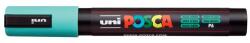 uni Dekormarker, 1, 8-2, 5 mm, UNI "Posca PC-5M", tengerzöld (TUPC5MTZ)