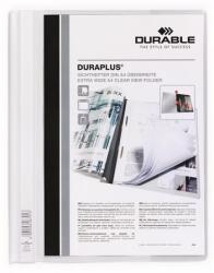 DURABLE Gyorsfűző, A4, széles, panorámás, DURABLE "DURAPLUS®", fehér (DB257902) - webpapir