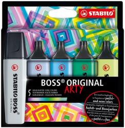 STABILO Szövegkiemelő készlet, 2-5 mm, STABILO "BOSS original Arty", 5 hideg szín (TST70502220) - webpapir