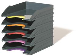 DURABLE Irattálca szett, műanyag, 5 részes, DURABLE "VARICOLOR® 5 (DB770557) - webpapir