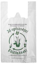  Ingvállas tasak, lebomló, 30x50x0, 15 cm "Jó egészséget Földünknek (KHT708) - webpapir