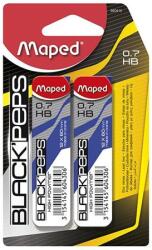Maped Grafitbél, 0, 7 mm, HB, 2x12 szálas, MAPED "Black Peps (IMA560410) - webpapir