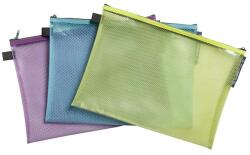 Exacompta Rendszerező tasak, cipzáras, hálós, A4, EXACOMPTA "Pop`NCo", vegyes (EX38150E) - webpapir