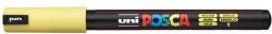 uni Dekormarker, 0, 7 mm, UNI "Posca PC-1MR", sárga (TUPC1MRS) - webpapir