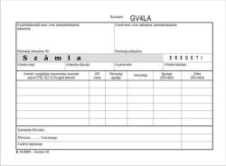 VICTORIA Számlatömb egy ÁFÁs 50x3 lap A5 FEKVŐ B. 13-374V (NVB13374F_db)
