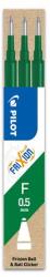 Pilot Rollertoll betét, 0, 25 mm, törölhető, PILOT "Frixion Ball/Clicker", zöld (PFRBZ1)