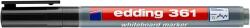 edding Tábla- és flichart marker, kúpos, 1 mm, EDDING "361", fekete (TED361F) - webpapir