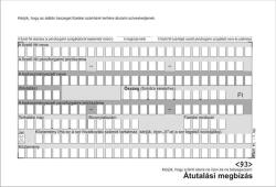 Victoria Paper Nyomtatvány, átutalási megbízás, kézi, 500x2, A6, VICTORIA PAPER "PFNY 11 (NVPANY11) - webpapir