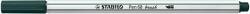 STABILO Ecsetirón, STABILO "Pen 68 brush", földeszöld (TST568631) - webpapir