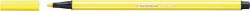 STABILO Filctoll, 1 mm, STABILO "Pen 68", neon sárga (TST68024)