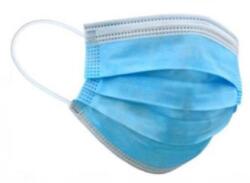  Papírmaszk, háromrétegű, gumis, kék (MER014) - webpapir