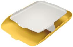 Leitz Irattálca, rendszerező tálcával, műanyag, LEITZ " Cosy", melegsárga (E52590019) - webpapir