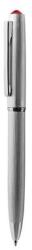 Art Crystella Golyóstoll, ezüst, "Oslo", light siam piros SWAROVSKI® kristállyal, 13 cm, ART CRYSTELLA® (TSWXGO207)