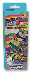 GRANIT Filctoll készlet, GRANIT "Arti Kids", 6 különböző szín (TGFL06) - webpapir